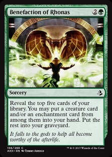 Benefaction of Rhonas (AKH-C)