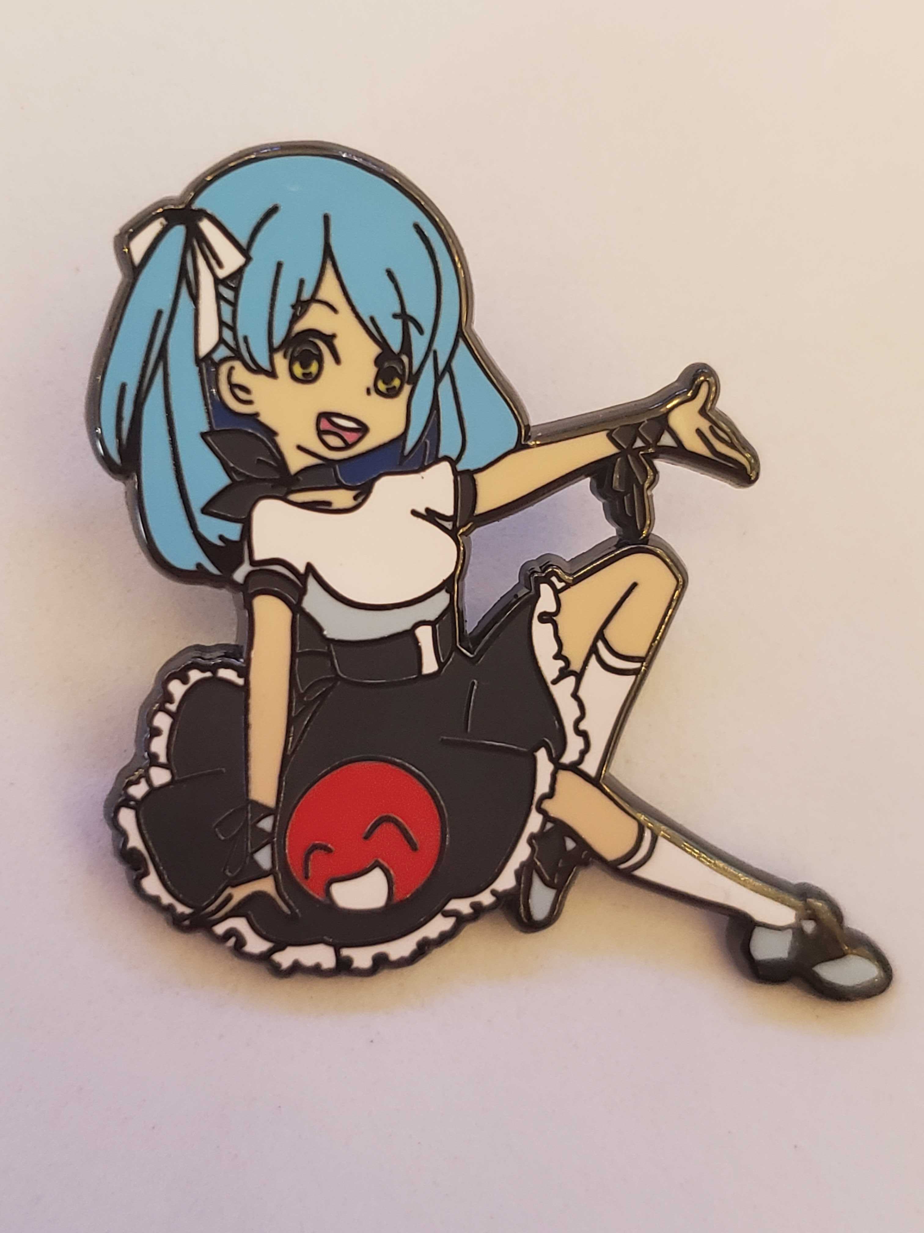Akiko Sitting Pin (2022 Japanime Pin Bazaar Origins)
