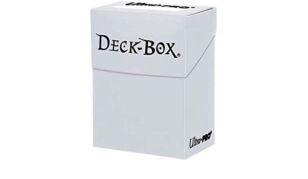Ultra-PRO: Solid Deck Box - White