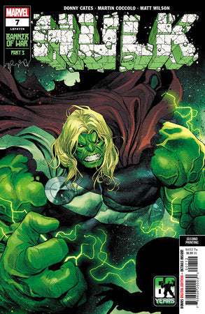 HULK 7 COCCOLO 2ND PRINTING VARIANT