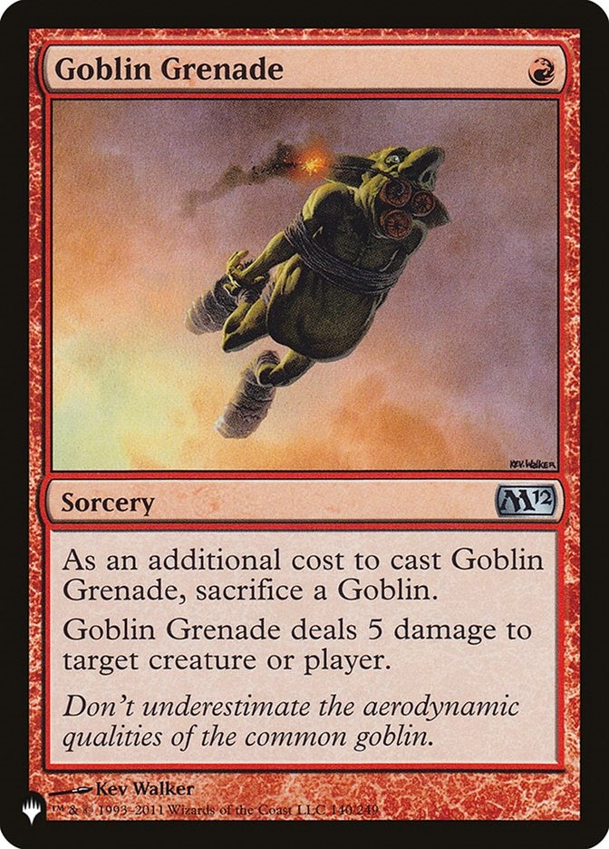 Goblin Grenade (M12-U-LIST)