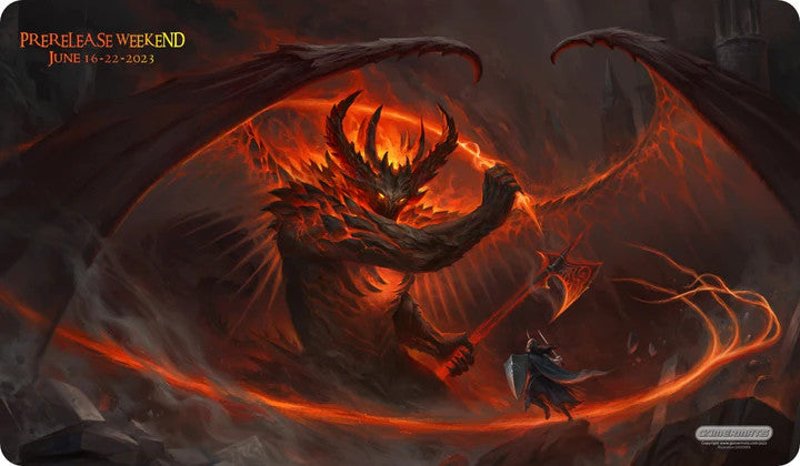 Atlantis Swag: Playmat - MTG Prerelease: 2023 - The Lord of the Rings: Tales of Middle Earth