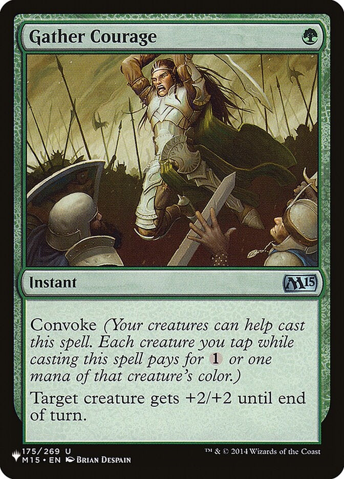 Gather Courage (M15-U-LIST)