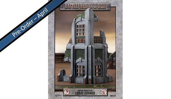 Battlefield in a Box (BB599) - Gothic Industrial: Large Corner