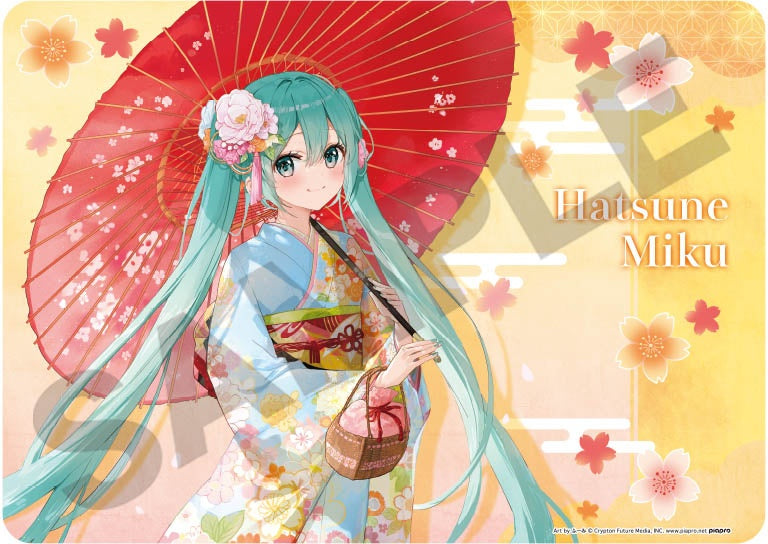 Hatsune Miku: Rubber Mat Kimono Walk Hannari Kyoto