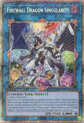 Firewall Dragon Singularity (Starlight Rare) (CYAC-EN047) Starlight Rare - Near Mint 1st Edition