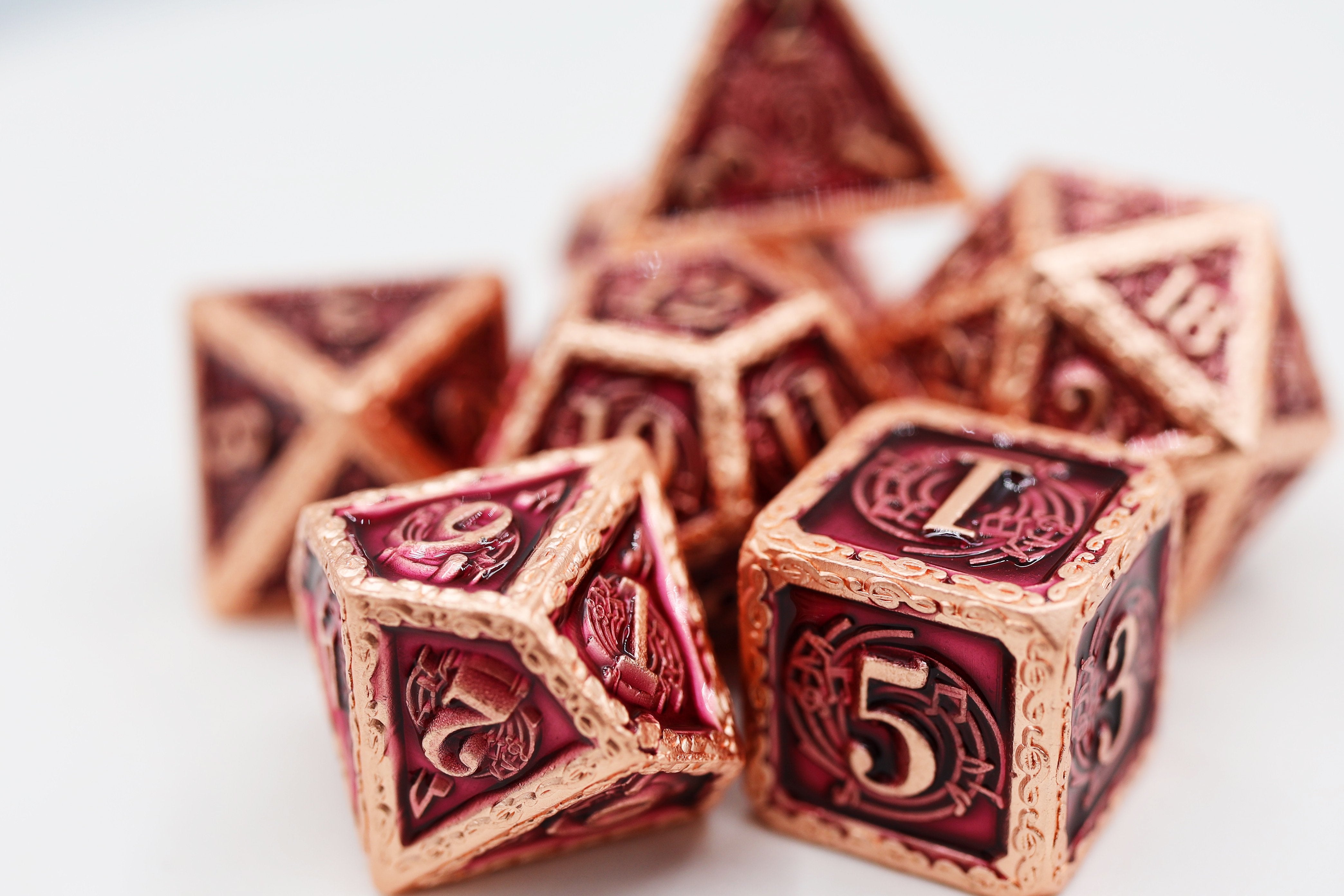Bardic Song Allegro RPG Metal Dice Set