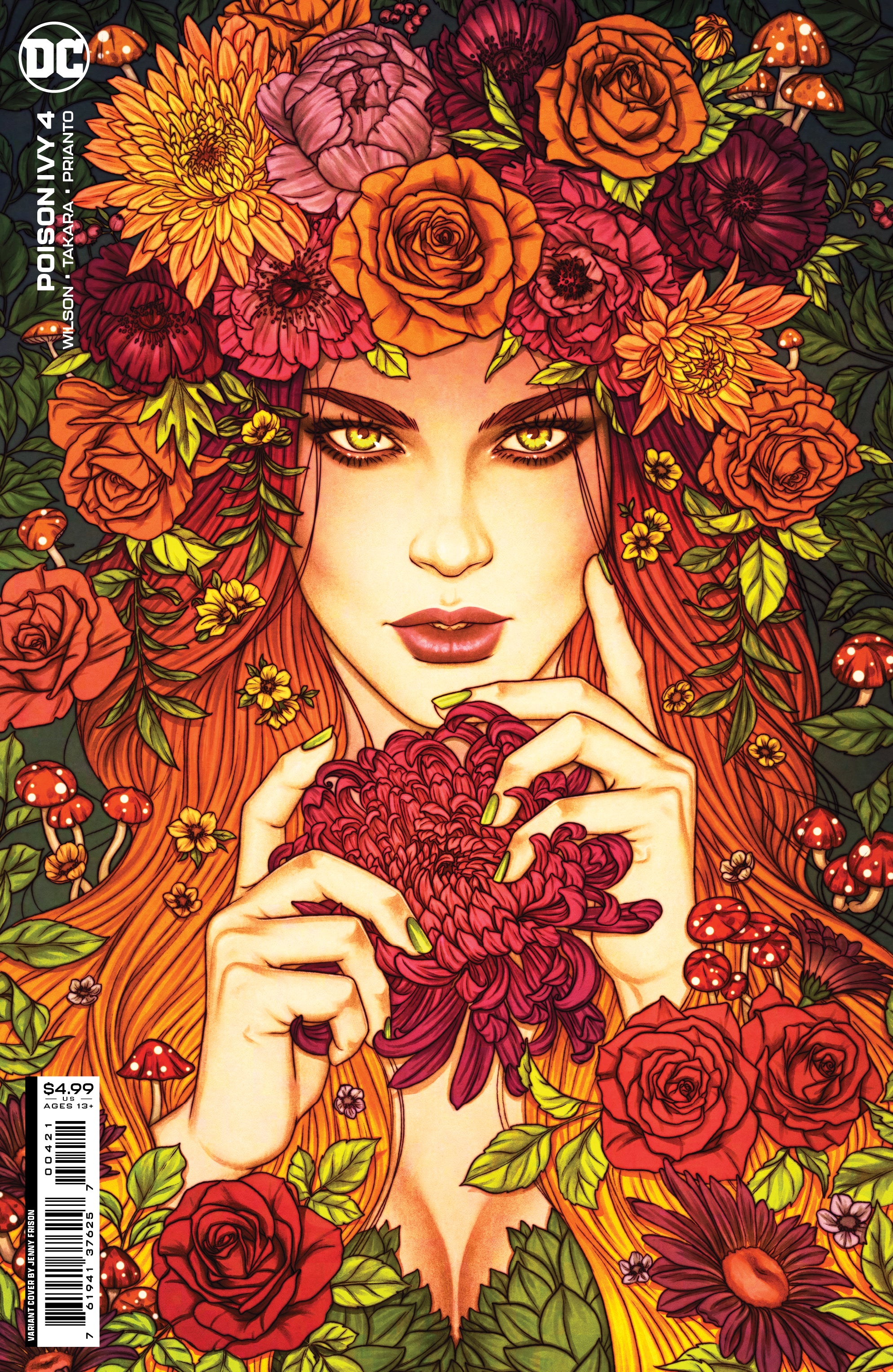 POISON IVY #4 (OF 6) CVR B JENNY FRISON CARD STOCK VAR
