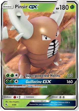 Pinsir GX - 06/68 (HIF) Ultra Rare - Near Mint Holofoil