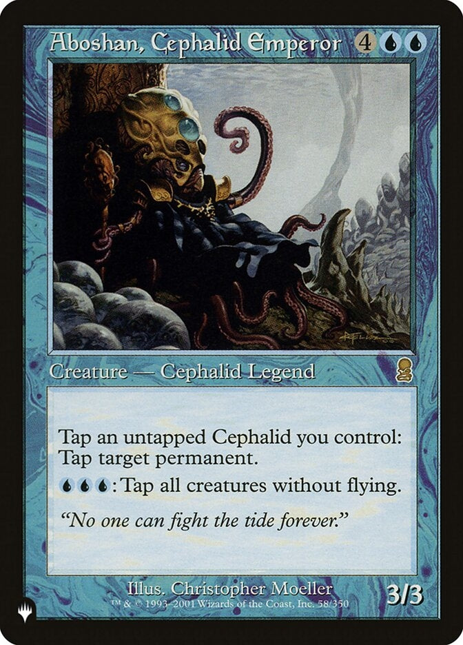 Aboshan, Cephalid Emperor (ODY-R-LIST)