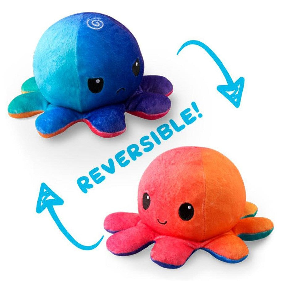 Reversible Mini Plush: Octopus - Sunset & Mermaid