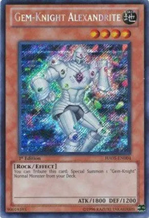 Gem-Knight Alexandrite (HA05-EN004) Secret Rare 1st Edition