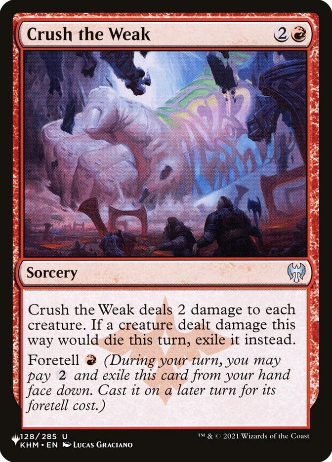 Crush the Weak (KHM-U-LIST)