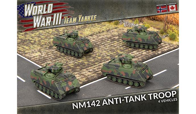 Flames of War: Team Yankee WW3: Norwegian (TNOBX02) - NM142 Anti-tank Troop (x4)