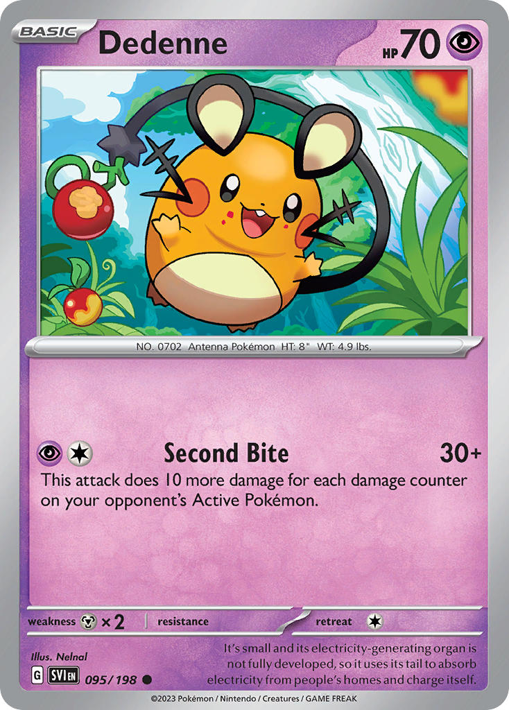 Dedenne - 095/198 (SV1) Common - Near Mint