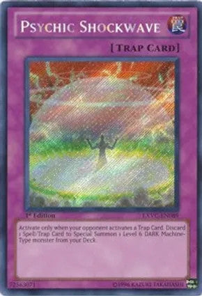 Psychic Shockwave (EXVC-EN089) Secret Rare 1st Edition