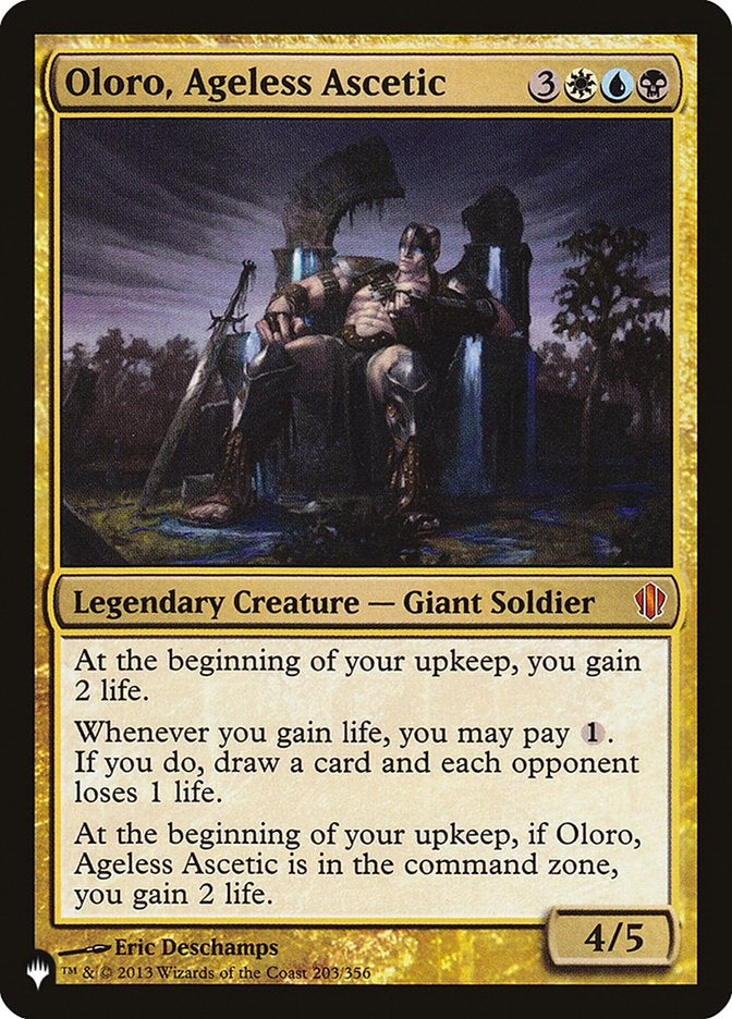 Oloro, Ageless Ascetic (C13-M-LIST)