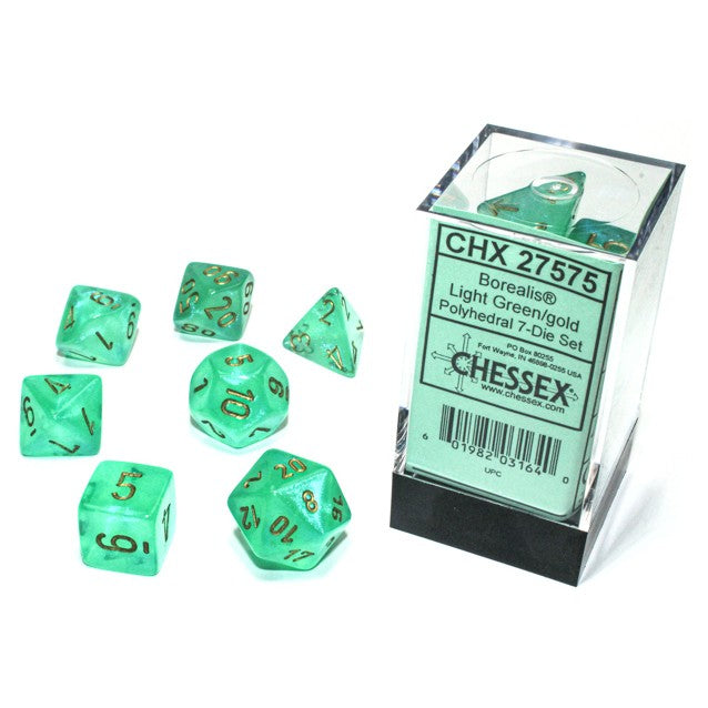 CHX27575: Borealis - Poly Set Light Green/Gold (Luminary)