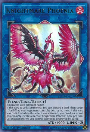 Knightmare Phoenix (MP19-EN027) Ultra Rare - Near Mint 1st Edition