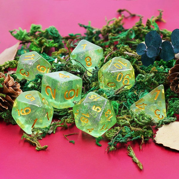 HDI-03: Iridescent - Green Poly Set (7)
