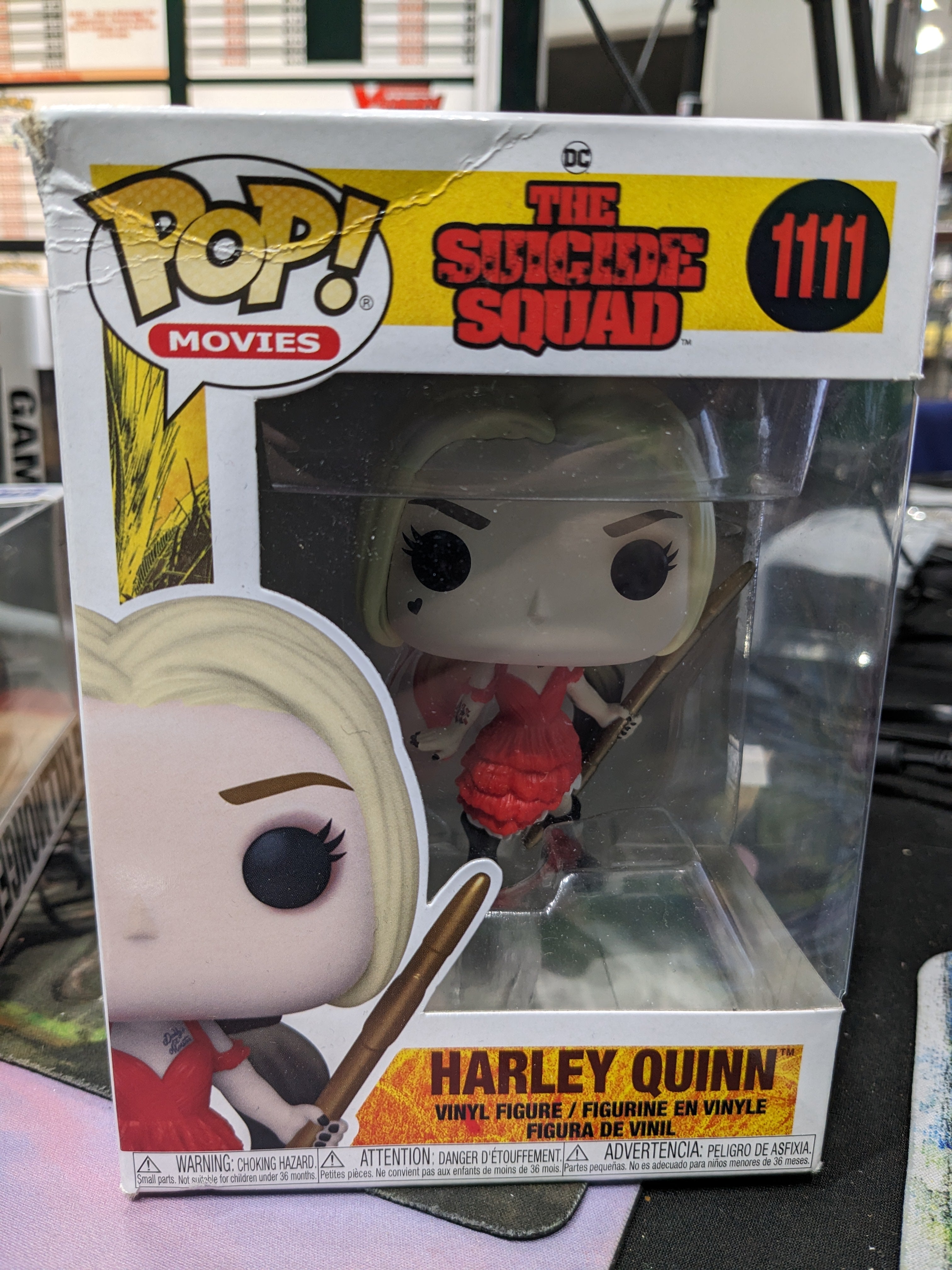 POP Figure: DC The Suicide Squad #1111 - Harley Quinn (BOX DAMAGE)