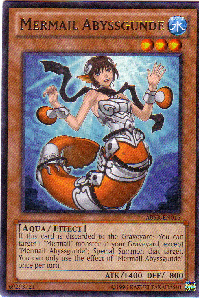 Mermail Abyssgunde (ABYR-EN015) Rare - Near Mint Unlimited