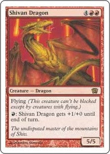 Shivan Dragon (8ED-R)