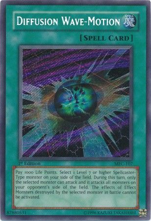 Diffusion Wave-Motion (MFC-107) Secret Rare 1st Edition