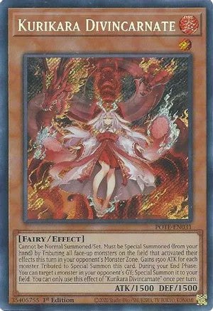 Kurikara Divincarnate (POTE-EN031) Secret Rare Near Mint 1st Edition