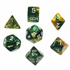 CHX26425: Gemini - Poly Set Gold-Green w/white (7)