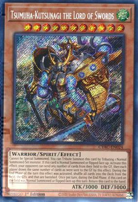Tsumuha-Kutsunagi the Lord of Swords (CYAC-ENSP1) Ultra Rare - Near Mint Limited