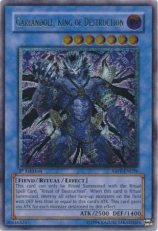 Garlandolf, King of Destruction (UTR) (ABPF-EN039) Ultimate Rare - Near Mint 1st Edition