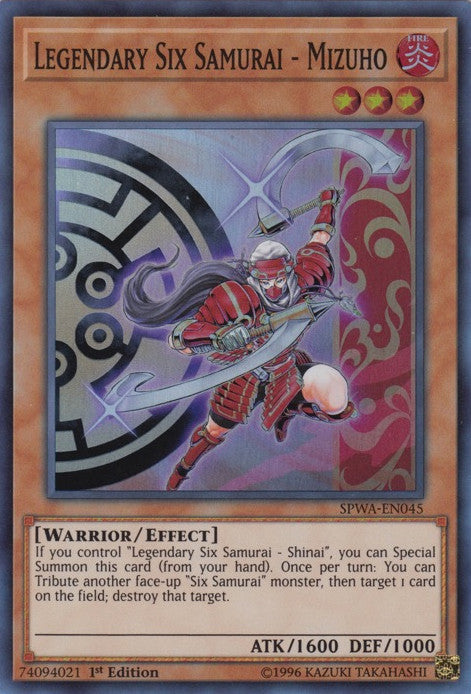 Legendary Six Samurai - Mizuho (SPWA-EN045) 1st Edition