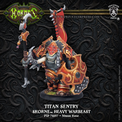 Hordes: Skorne - Titan Cannoneer / Gladiator / Sentry, Heavy Warbeast (Plastic)