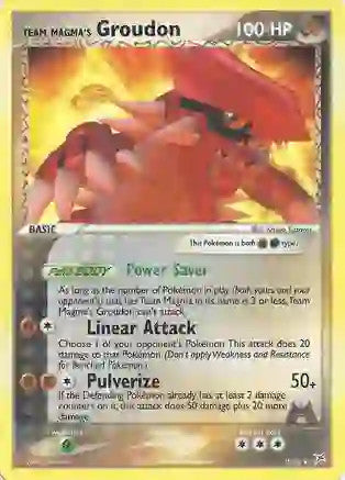 Team Magma's Groudon (9/95)