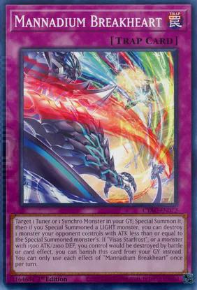 Mannadium Breakheart (CYAC-EN072) Common - Near Mint 1st Edition