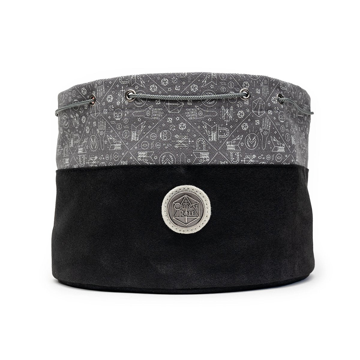 Critical Role: Vox Machina - Bailey's Dice Bag of Hoarding: Gray/Black OOP
