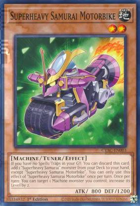 Superheavy Samurai Motorbike (CYAC-EN003) Common - Near Mint 1st Edition