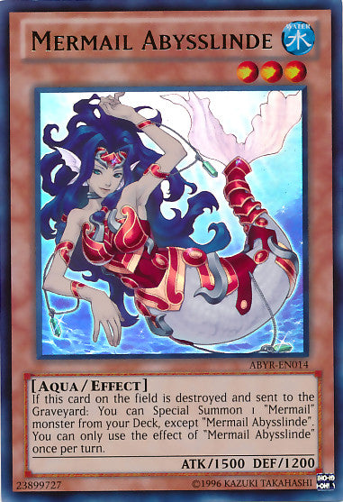 Mermail Abysslinde (ABYR-EN014) Ultra Rare - Near Mint Unlimited