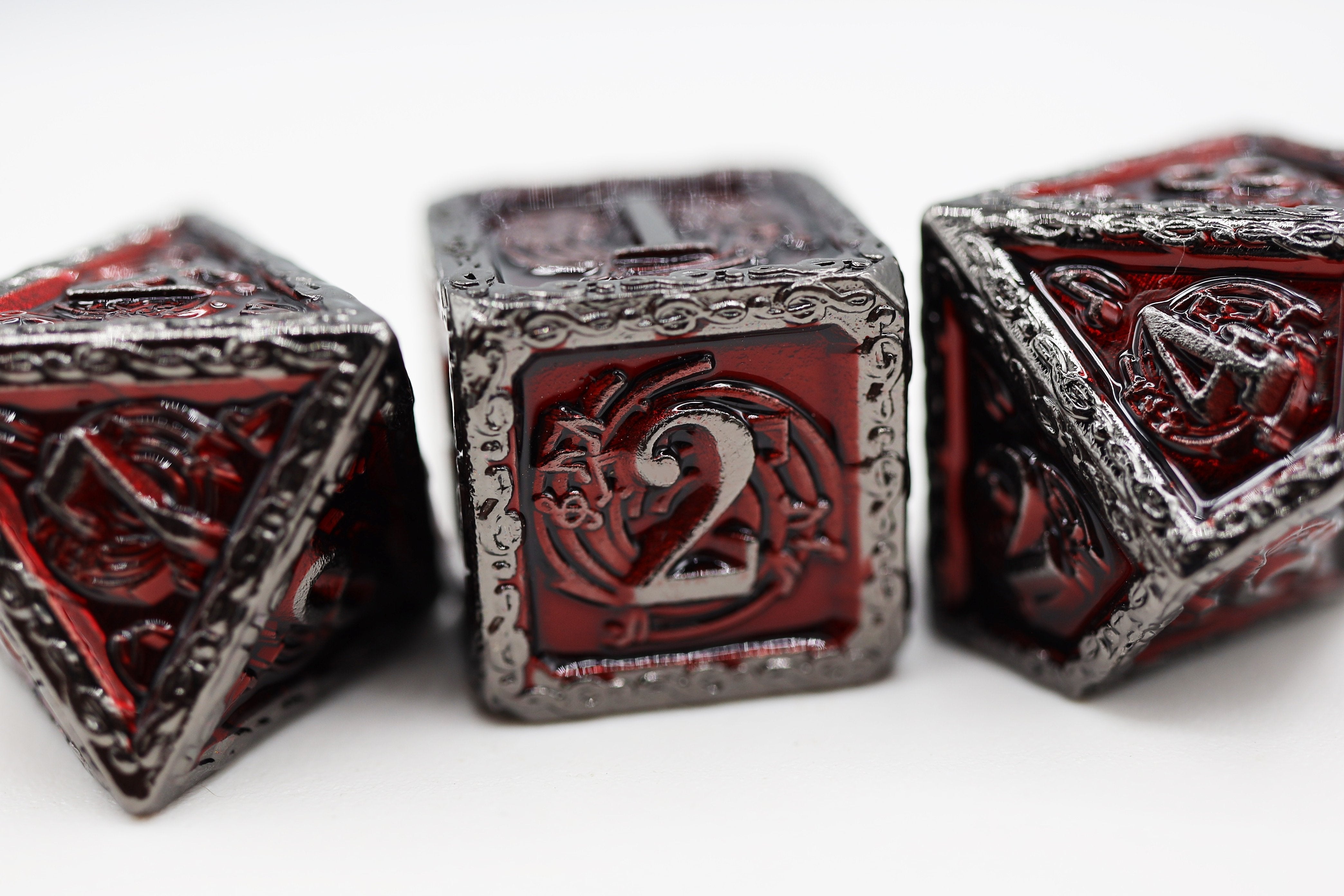 Bardic Song Mezzo RPG Metal Dice Set