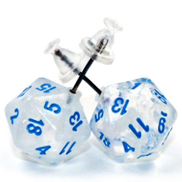 CHX54511: Stud Earrings - Borealis: Mini d20 Icicle (Pair)