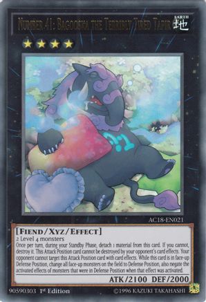 Number 41: Bagooska the Terribly Tired Tapir (AC18-EN021)