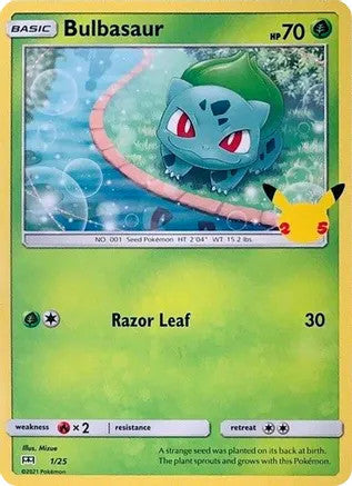 Bulbasaur (1/25) 25th Anniversary Foil