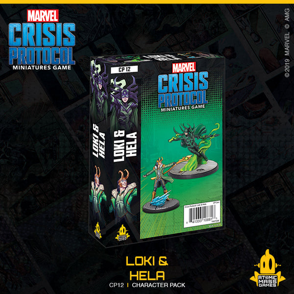 Marvel: Crisis Protocol (CP12) - Character Pack: Loki & Hela