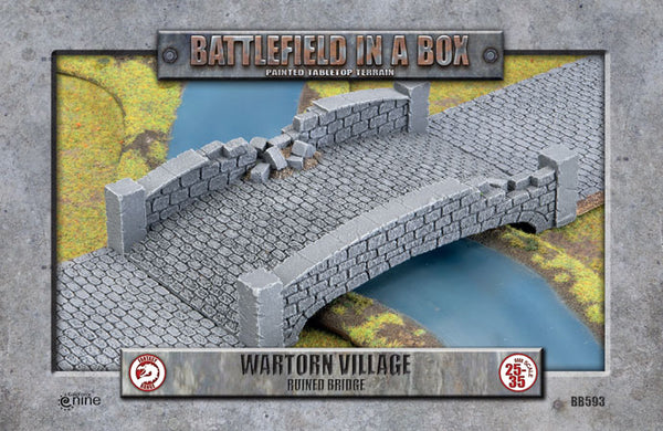 Battlefield in a Box (BB593) - Wartorn Village (Ruined Bridge)