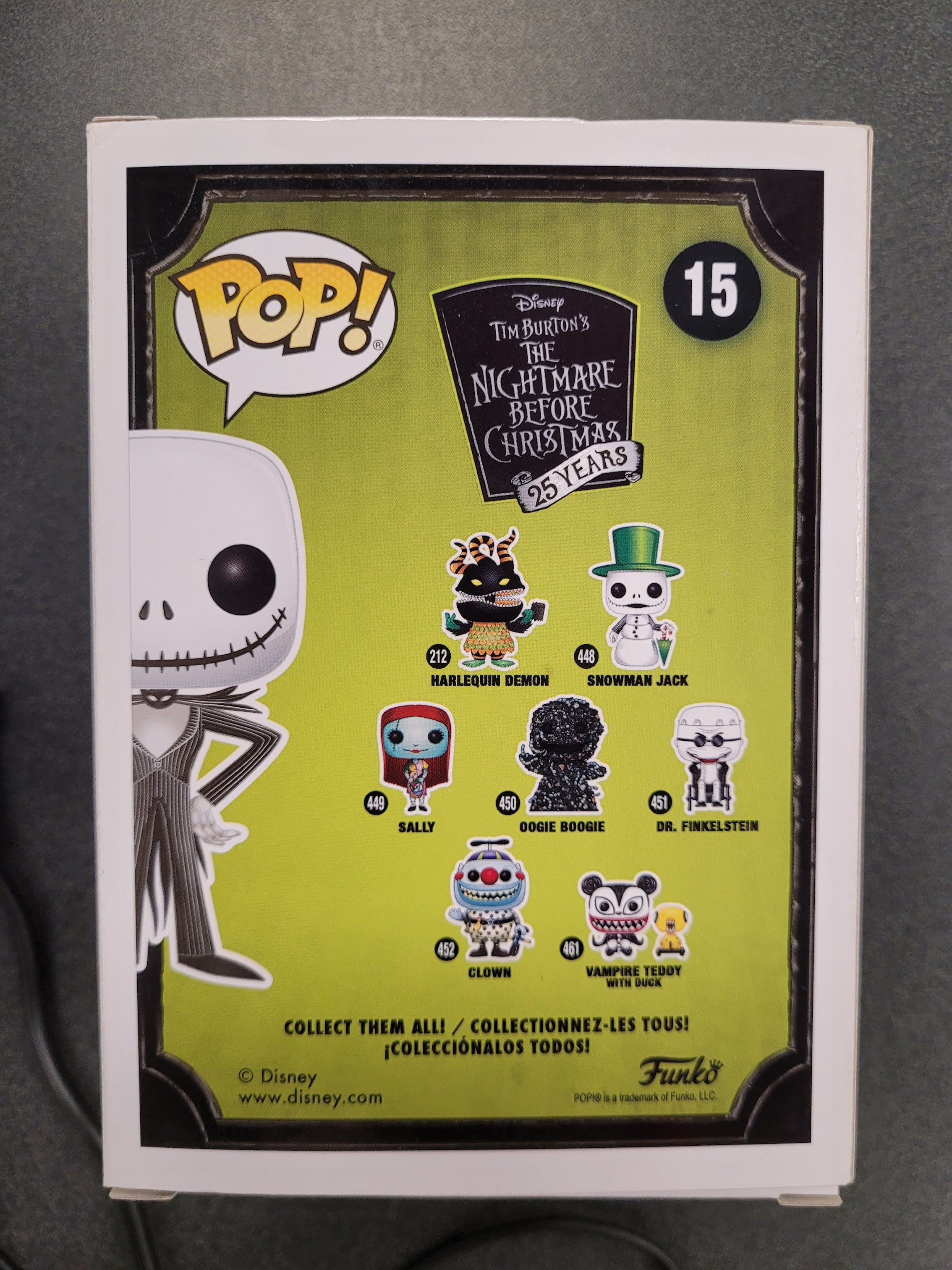 POP Figure: Disney #0015 - Jack Skellington (Diamond Hot Topic Exclusive)