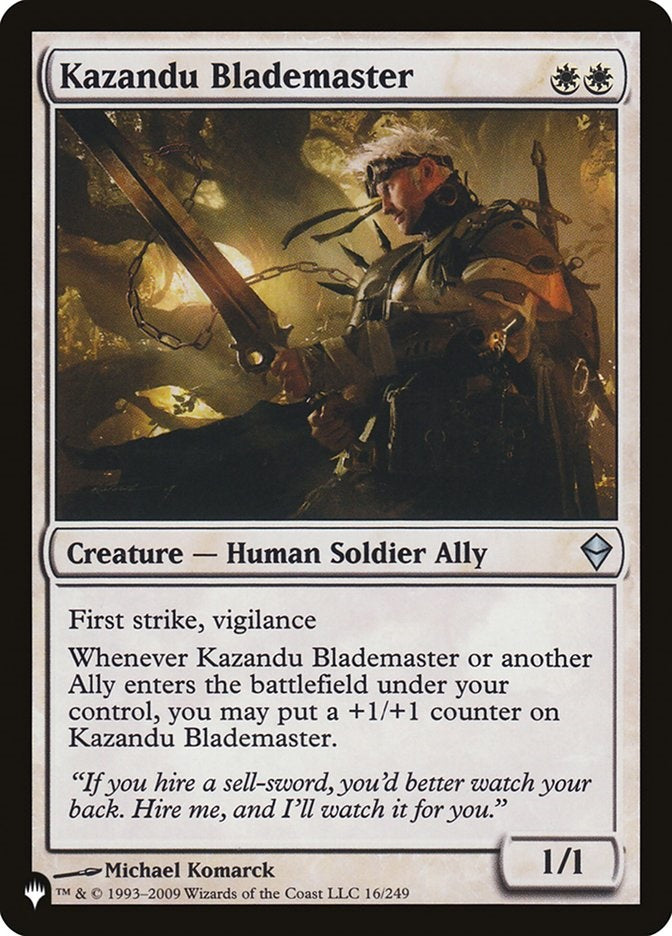 Kazandu Blademaster (ZEN-U-LIST)