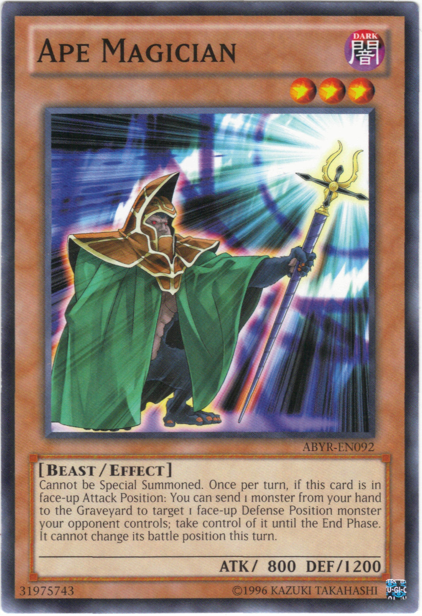 Ape Magician (ABYR-EN092) Common - Near Mint Unlimited