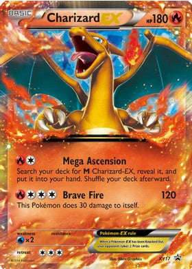 Charizard EX - XY17 (XY:PR) Promo - Near Mint Holofoil