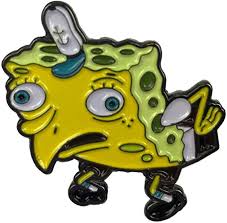 SPONGEBOB MOCKING ENAMEL PIN